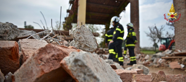 Last week in Italy three firefighters have died due to an intentional explosion of gas bombs. Funds are being raised for families.