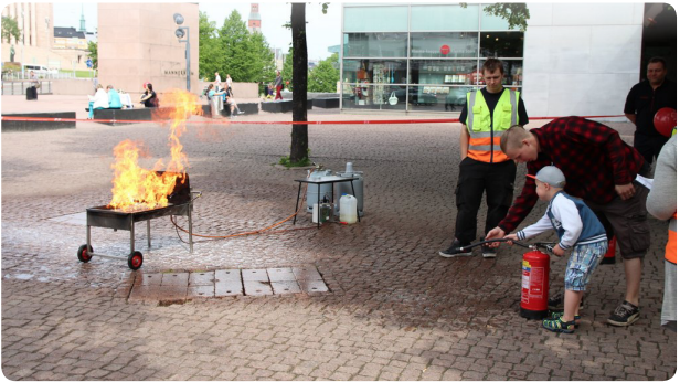 First-aid extinguishing is also an Environmental Achievement
