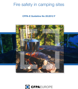 Fire safety in camping sites