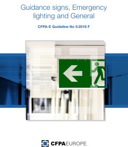 Guidance signs, Emergency lighting and General lighting