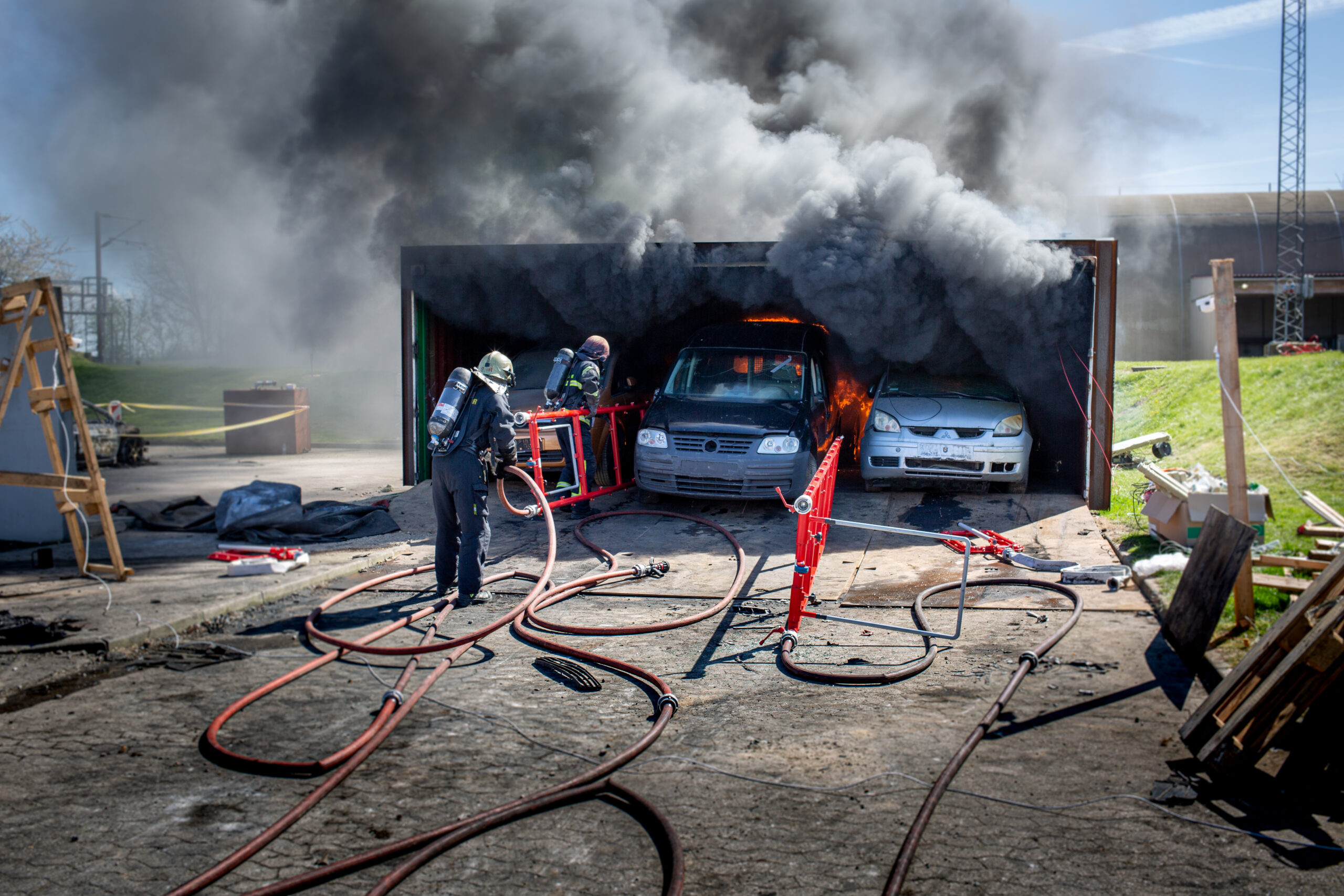 Conclusion from the ELBAS project: Possible to safeguard ferries against electric car fires