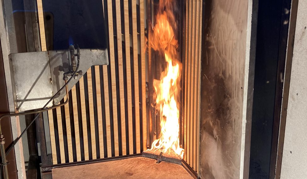 DBI streamlines standard for fire testing of wooden panels