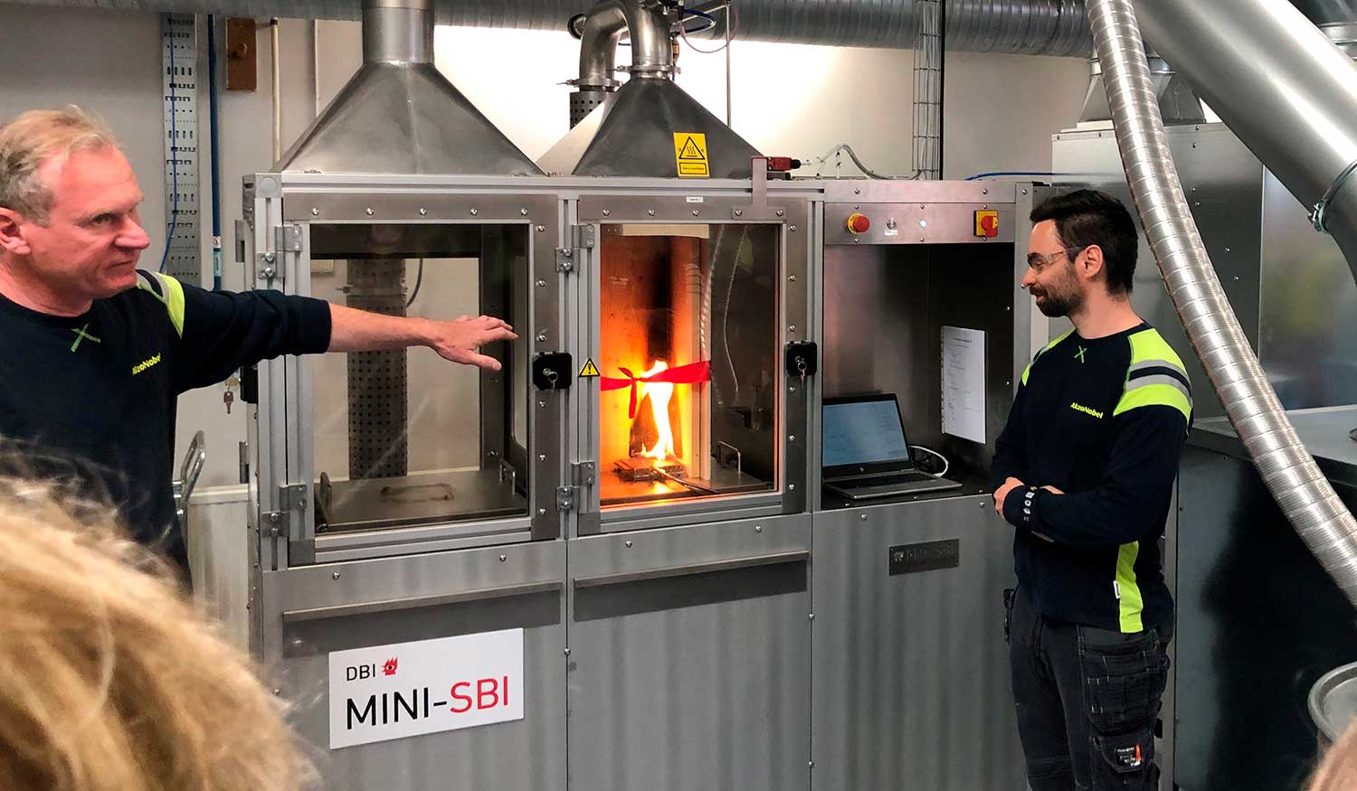 DBI develops specialized fire testing equipment for a Swedish manufacturer