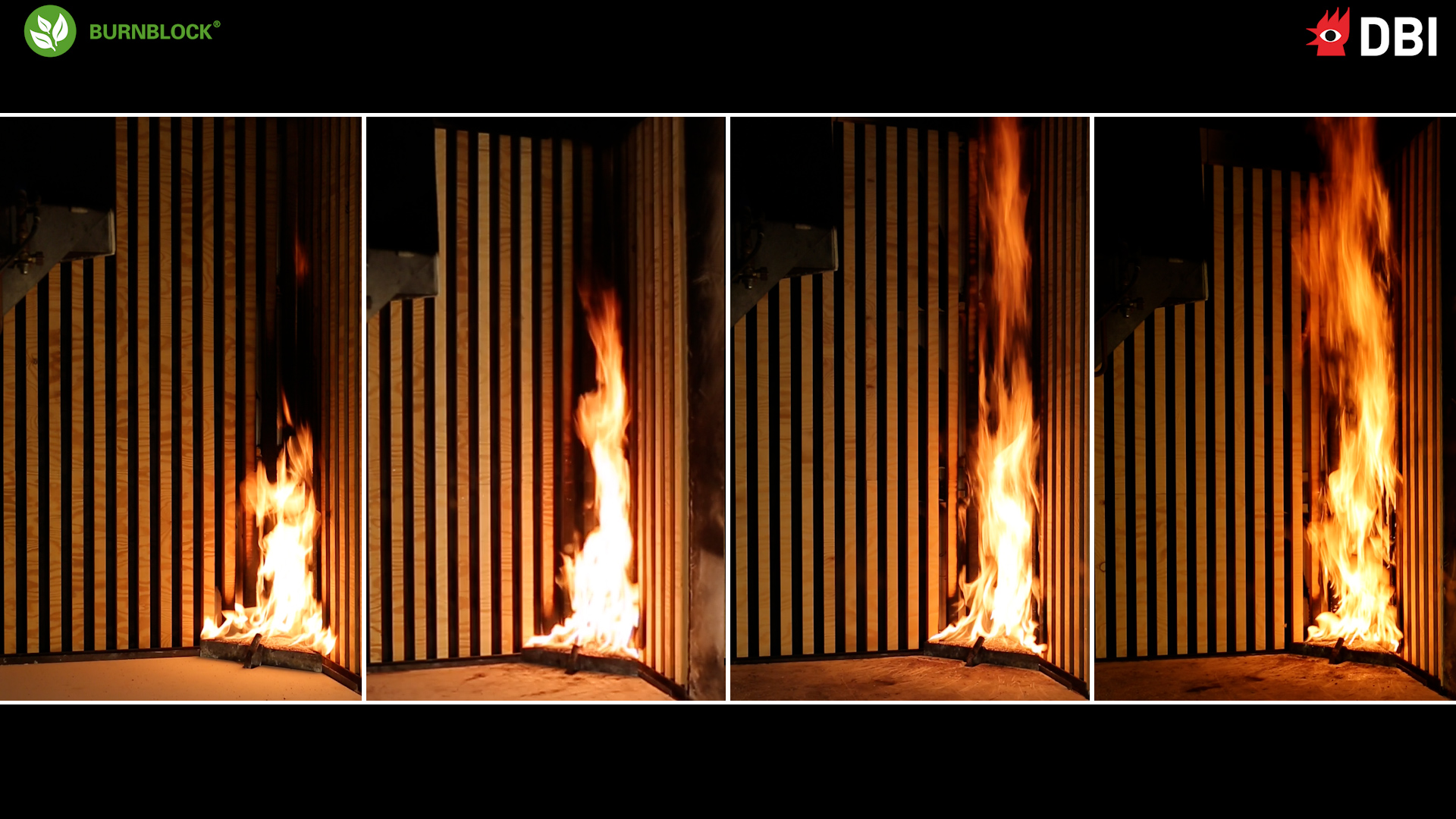 Impregnation and field of application are crucial for the fire properties of wooden panels