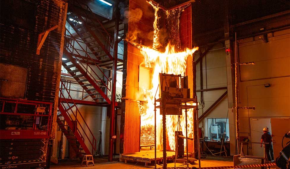Soon the first timber facades will be built at height without fire-retardant treatment