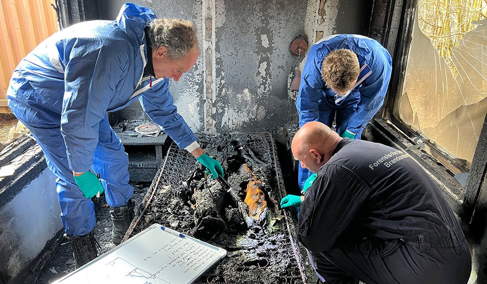 Fire investigation ’playground’ put foreign experts to the test