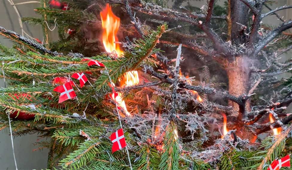 The risk of fire doubles in December